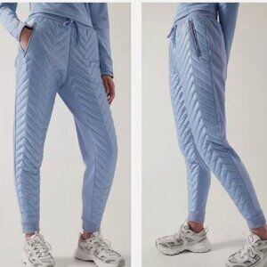 NWT Athleta Apres Ski Down Jogger Blue Size 14